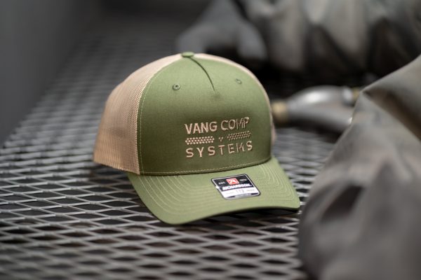 VCS Trucker Cap - Embroidered, Olive & Tan - Image 6