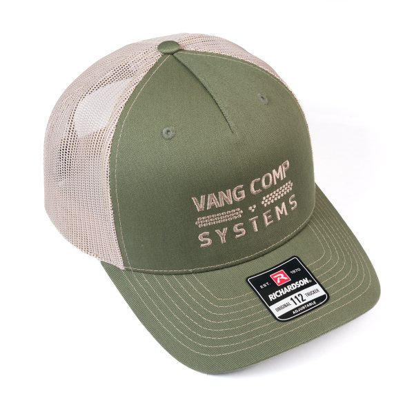 VCS Trucker Cap - Embroidered, Olive & Tan - Image 2
