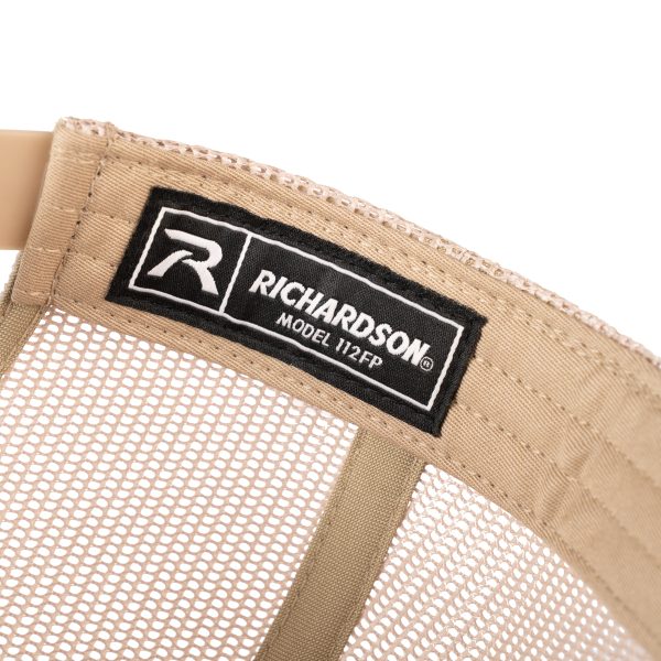 VCS Trucker Cap - Embroidered, Olive & Tan - Image 5